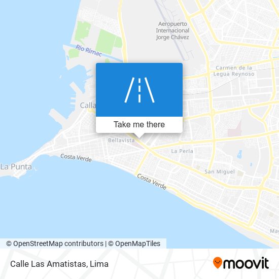 Mapa de Calle Las Amatistas