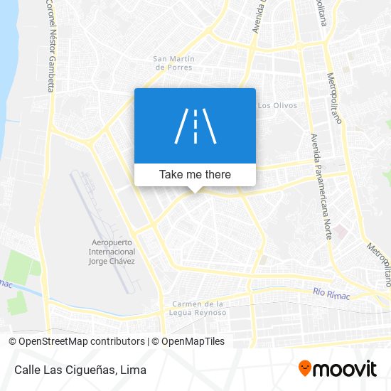 Mapa de Calle Las Cigueñas