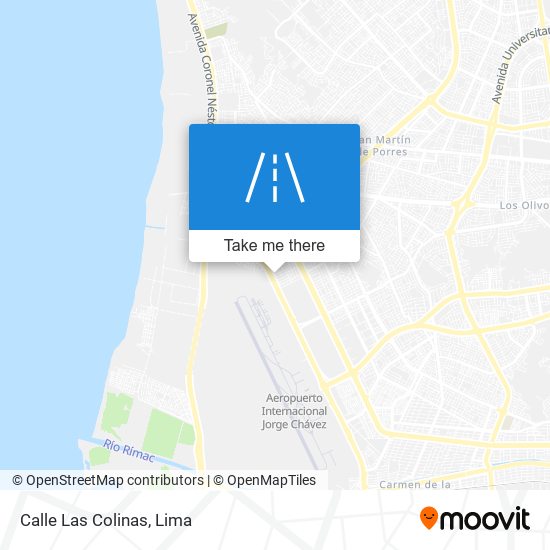 Calle Las Colinas map