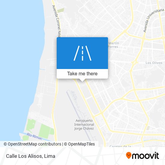 Calle Los Alisos map