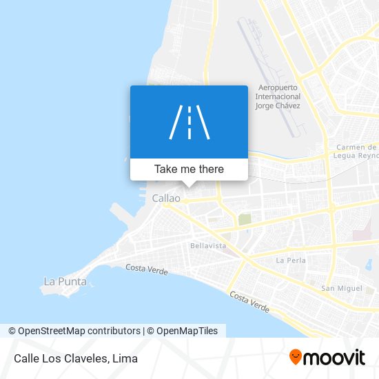 Calle Los Claveles map