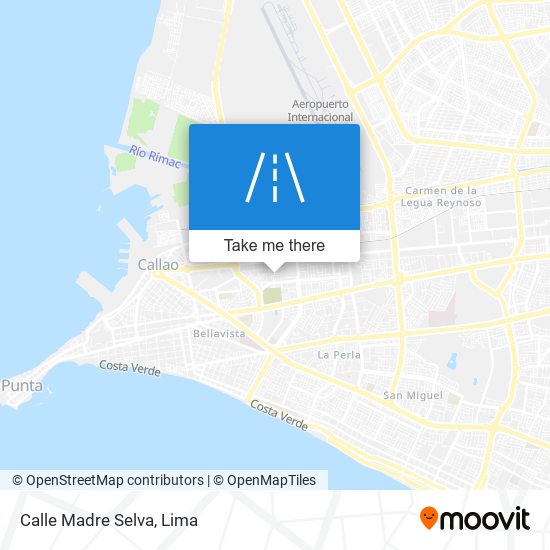 Calle Madre Selva map