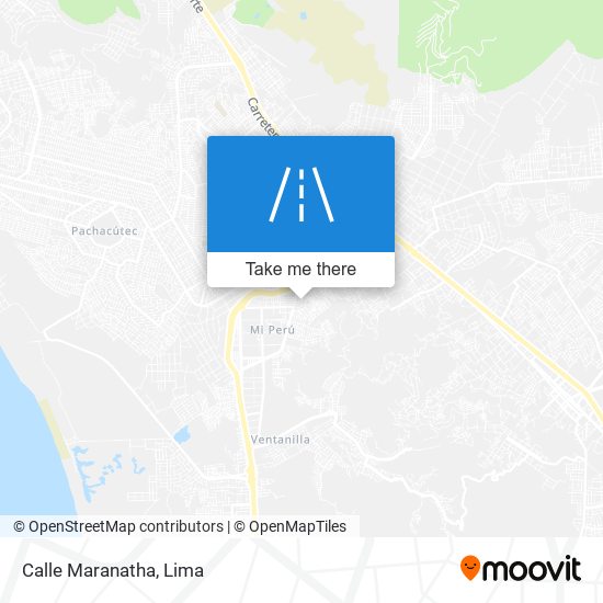 Calle Maranatha map