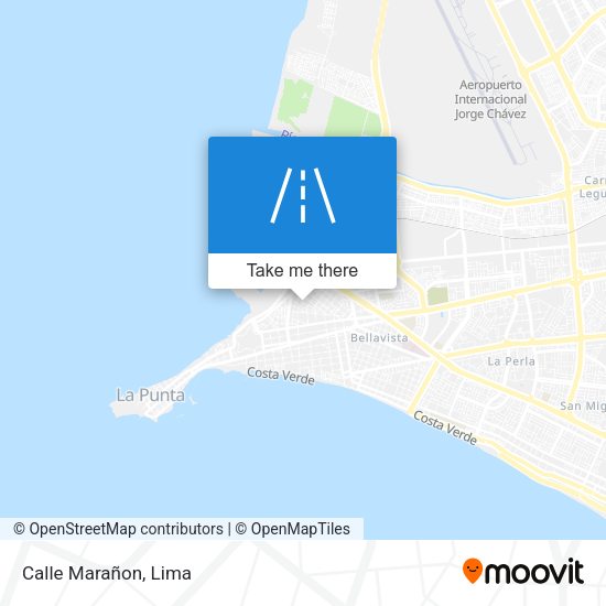 Mapa de Calle Marañon