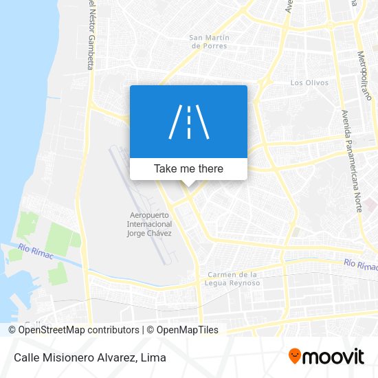 Calle Misionero Alvarez map