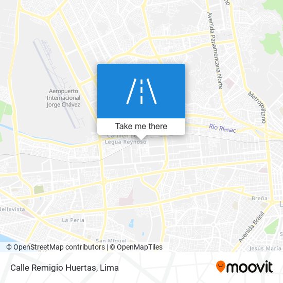 Mapa de Calle Remigio Huertas