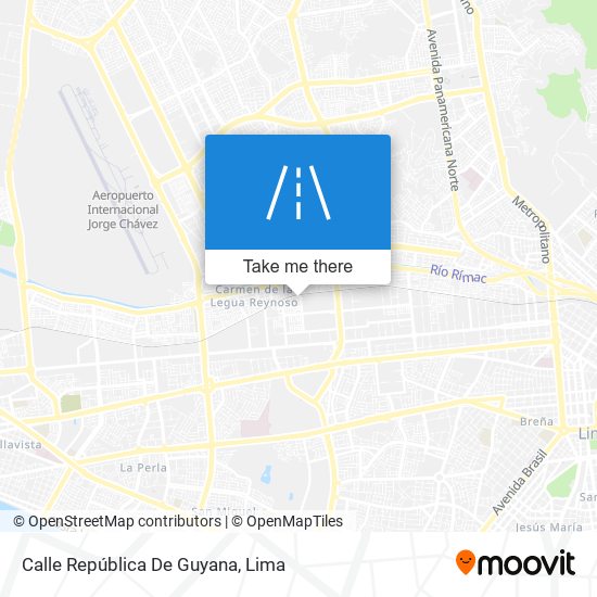 Calle República De Guyana map