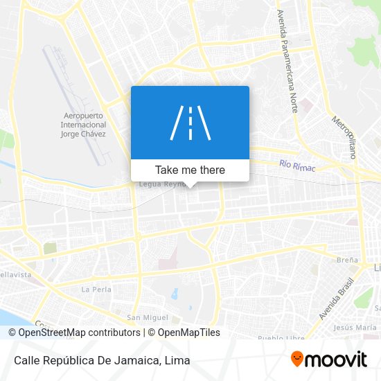Calle República De Jamaica map