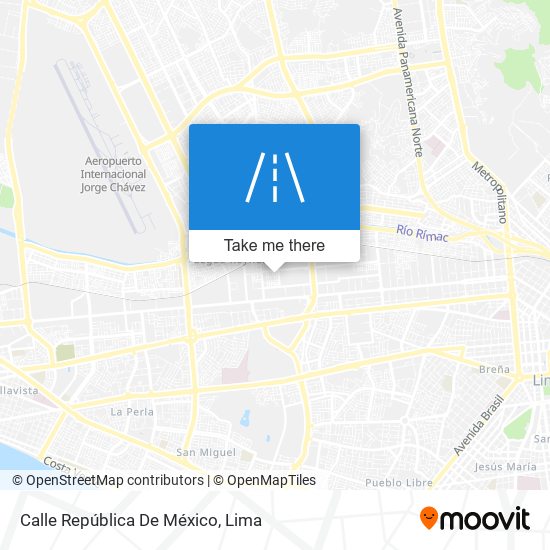 Calle República De México map