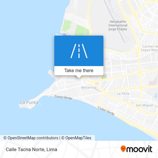 Calle Tacna Norte map