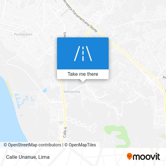 Mapa de Calle Unanue