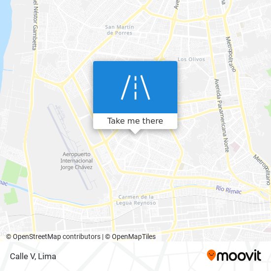 Calle V map