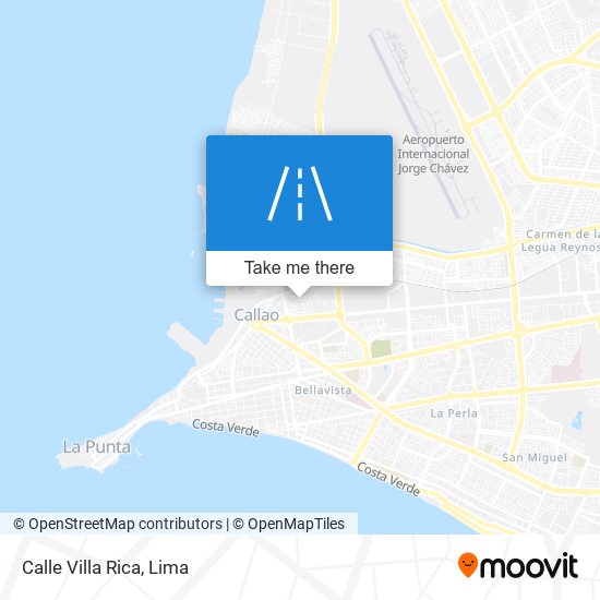 Calle Villa Rica map