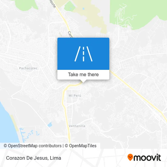 Corazon De Jesus map