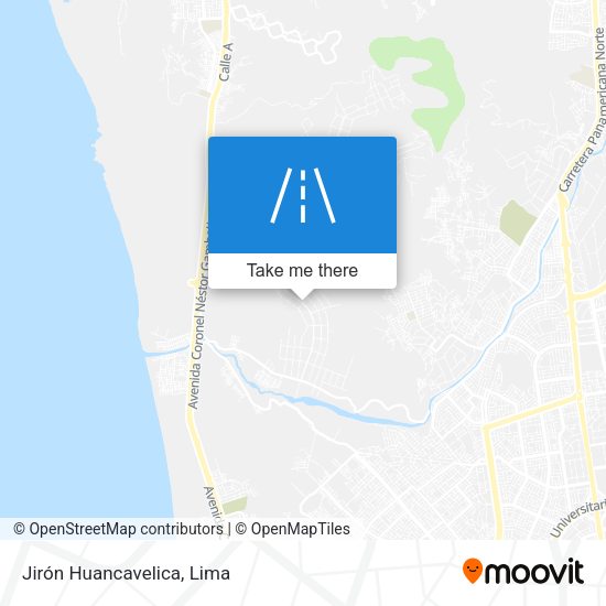 Mapa de Jirón Huancavelica