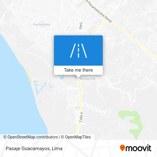 Pasaje Guacamayos map