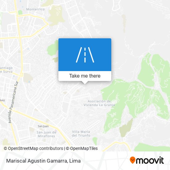 Mariscal Agustin Gamarra map