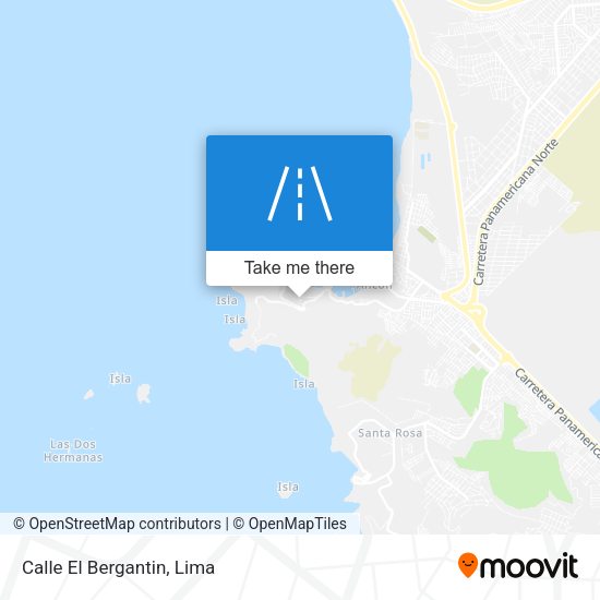 Mapa de Calle El Bergantin