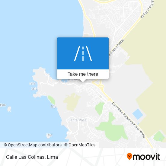 Calle Las Colinas map