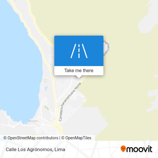 Calle Los Agrónomos map