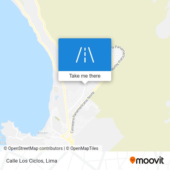 Mapa de Calle Los Ciclos