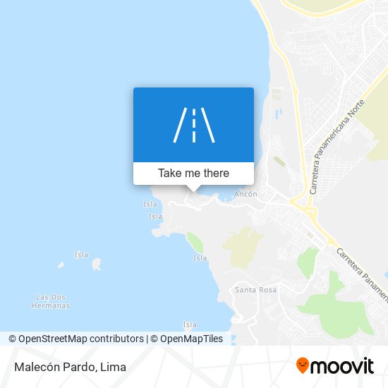 Malecón Pardo map