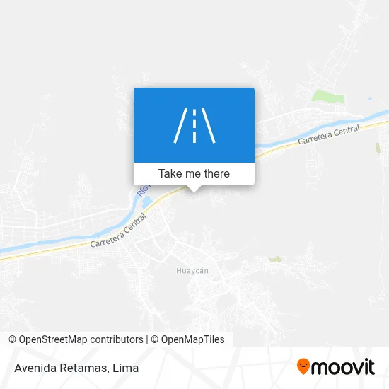 Avenida Retamas map