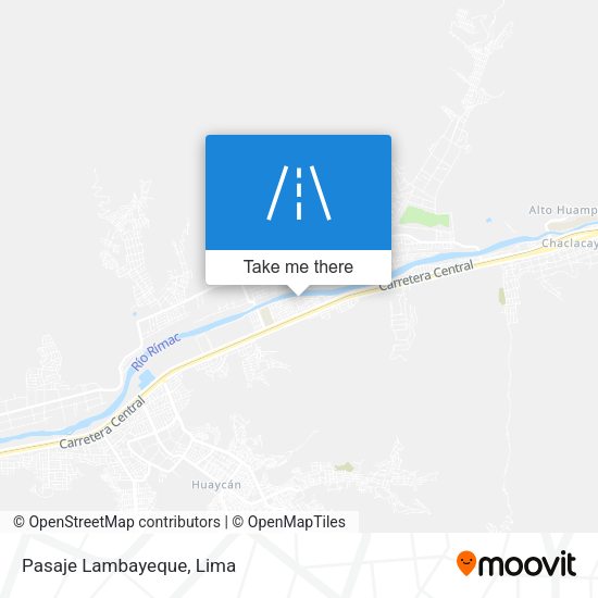 Mapa de Pasaje Lambayeque