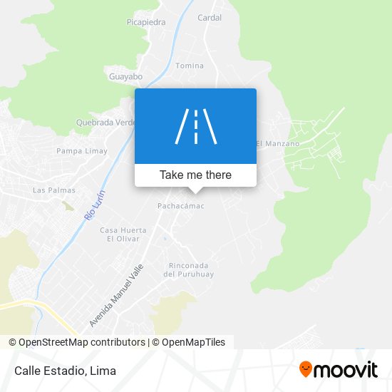 Calle Estadio map