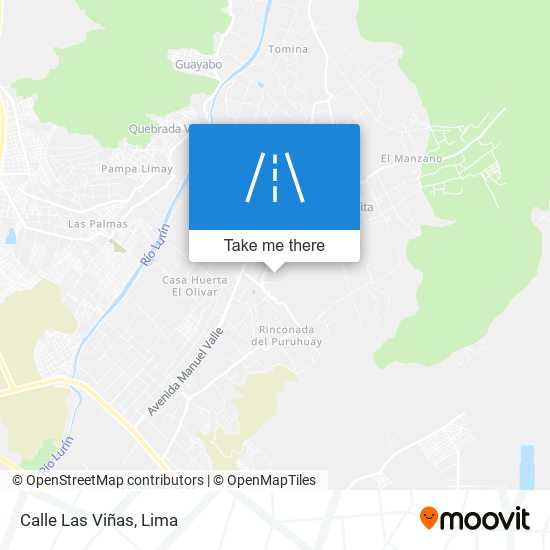 Mapa de Calle Las Viñas