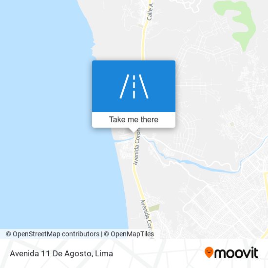 Mapa de Avenida 11 De Agosto