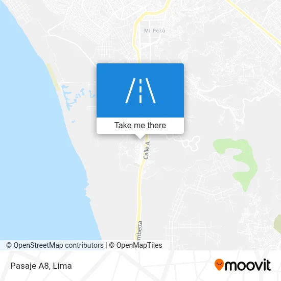 Pasaje A8 map