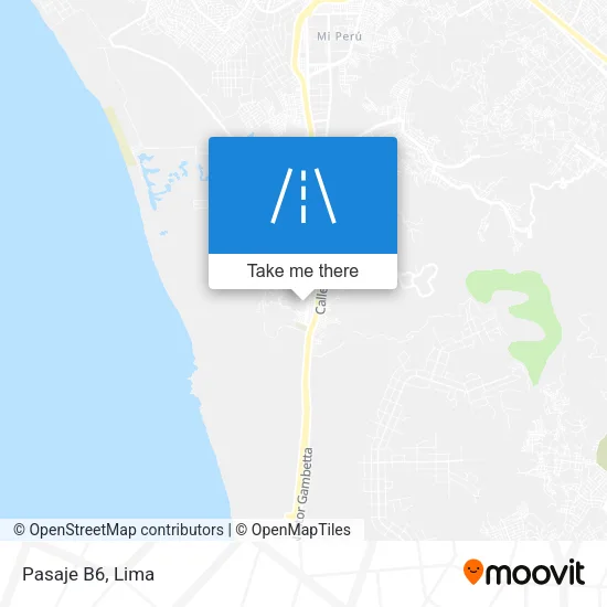 Pasaje B6 map