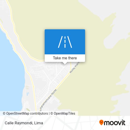 Mapa de Calle Raymondi