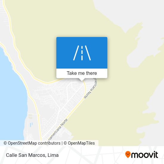 Mapa de Calle San Marcos