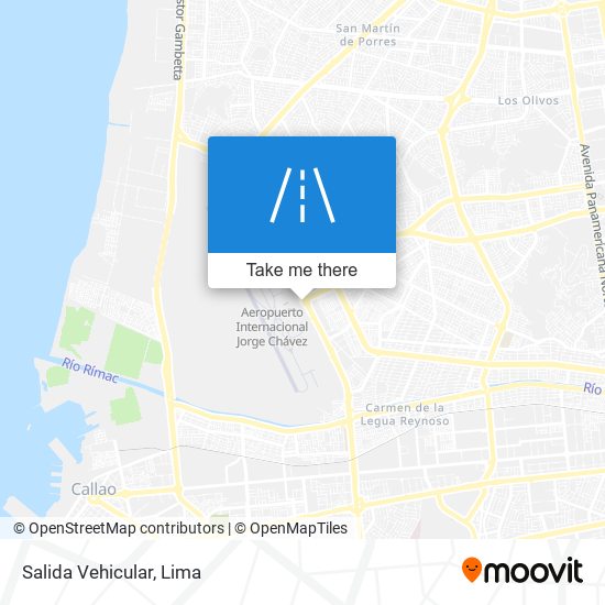 Salida Vehicular map
