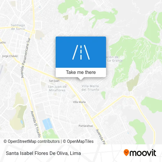 Santa Isabel Flores De Oliva map