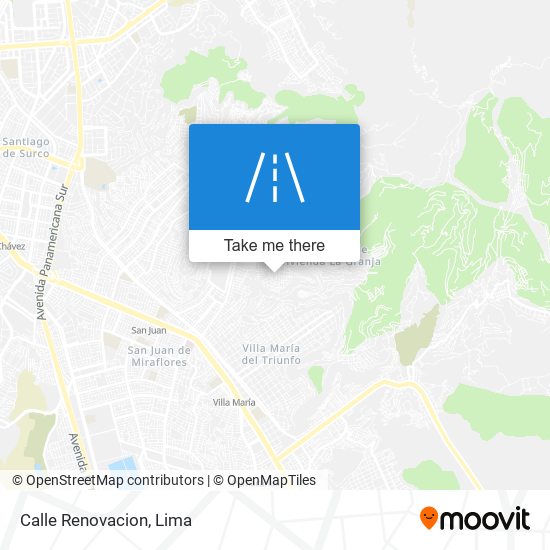 Mapa de Calle Renovacion