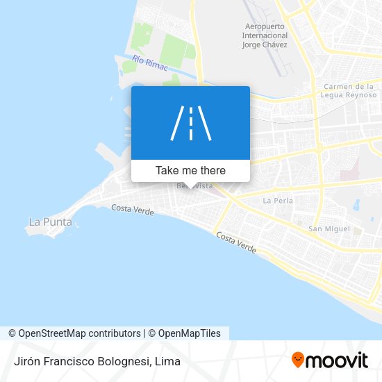 Jirón Francisco Bolognesi map