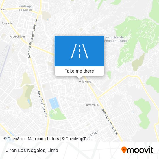 Jirón Los Nogales map