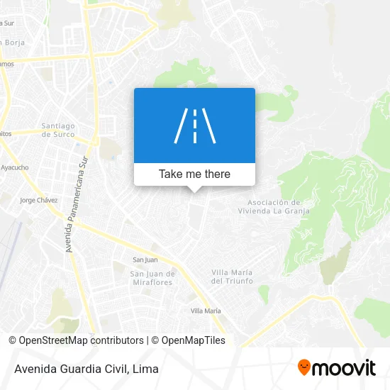 Avenida Guardia Civil map