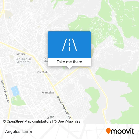Angeles map