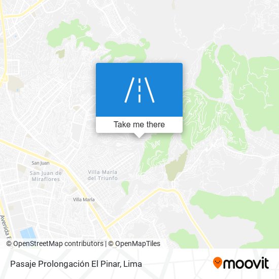 Pasaje Prolongación El Pinar map