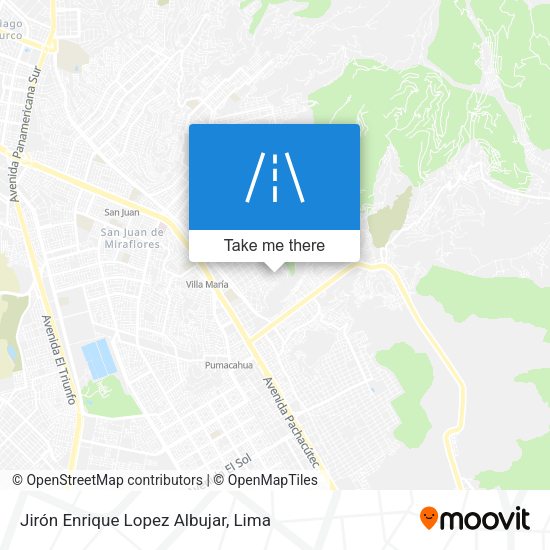 Jirón Enrique Lopez Albujar map