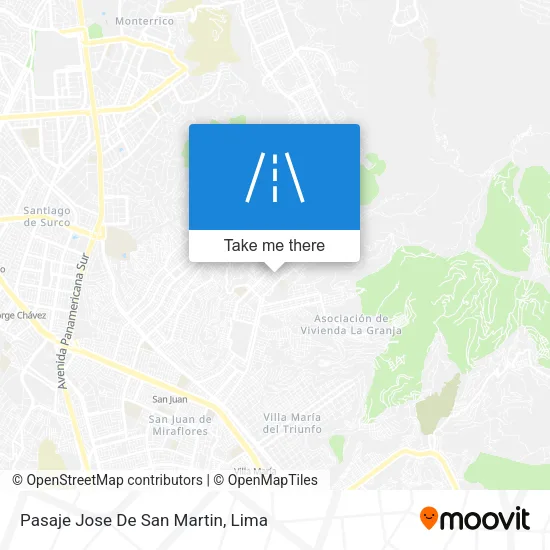 Pasaje Jose De San Martin map