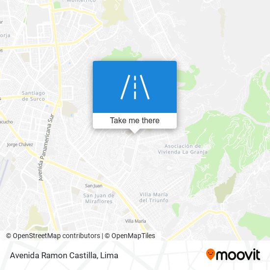 Avenida Ramon Castilla map