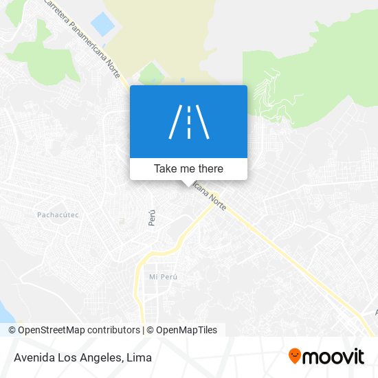 Avenida Los Angeles map