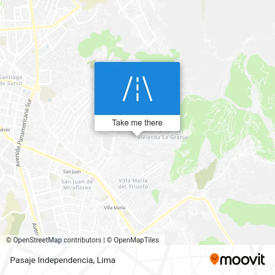 Pasaje Independencia map