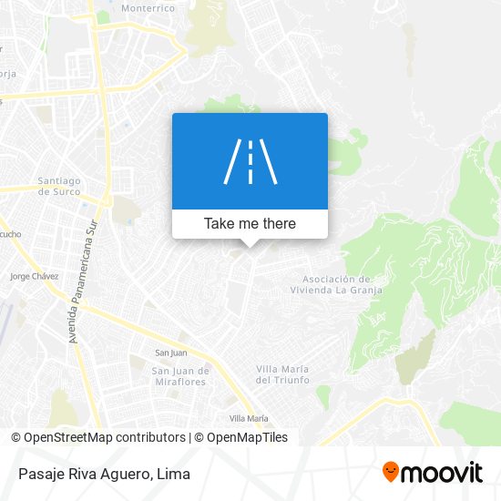 Pasaje Riva Aguero map