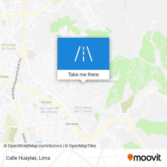 Calle Huaylas map